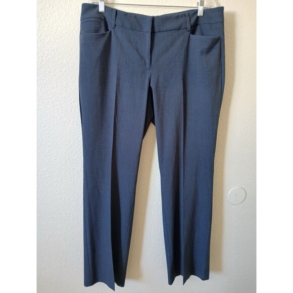 New York and Company Women's Pants Size 16 Average Blue Gray Office Career Work - Picture 1 of 16